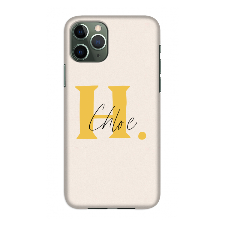 Amber Script: Volledig geprint iPhone 11 Pro Hoesje