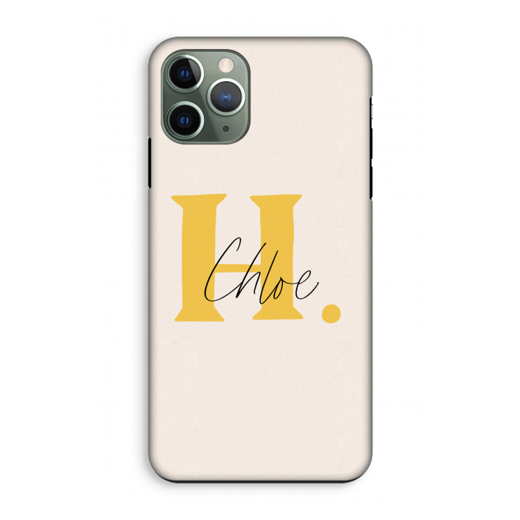 Amber Script: iPhone 11 Pro Tough Case