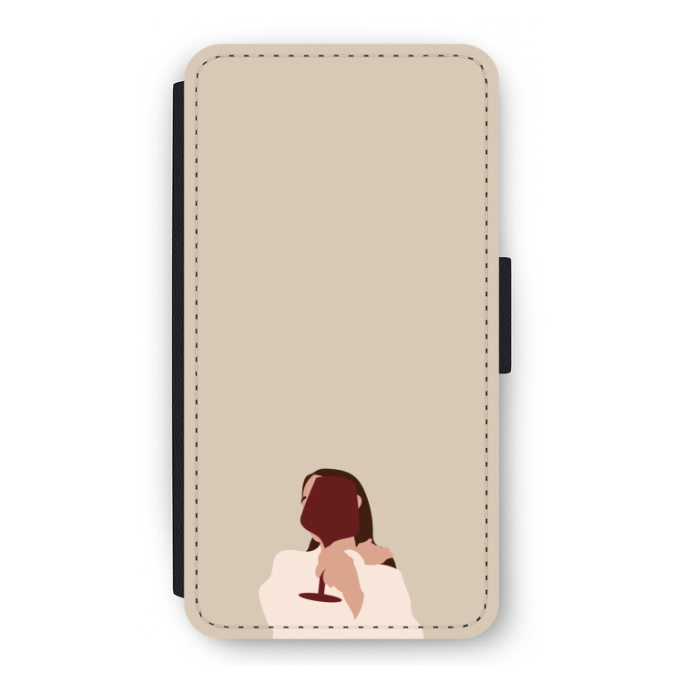I drink wine: iPhone 11 Pro Flip Hoesje