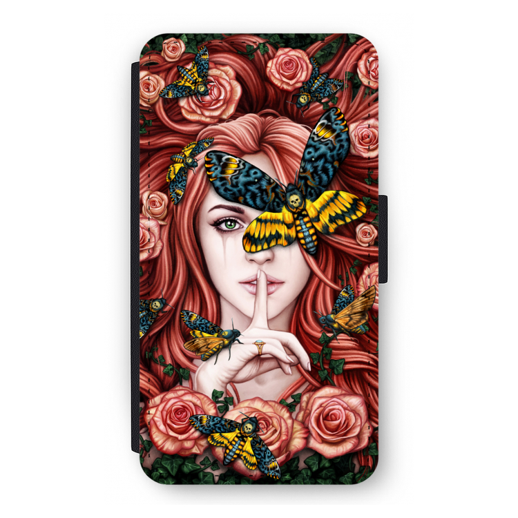 Lady Moth: iPhone 11 Pro Flip Hoesje