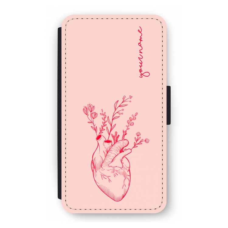 Blooming Heart: iPhone 11 Pro Flip Hoesje