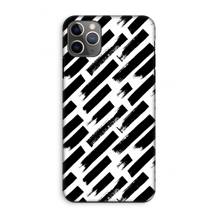 Zwarte vegen: iPhone 11 Pro Max Tough Case