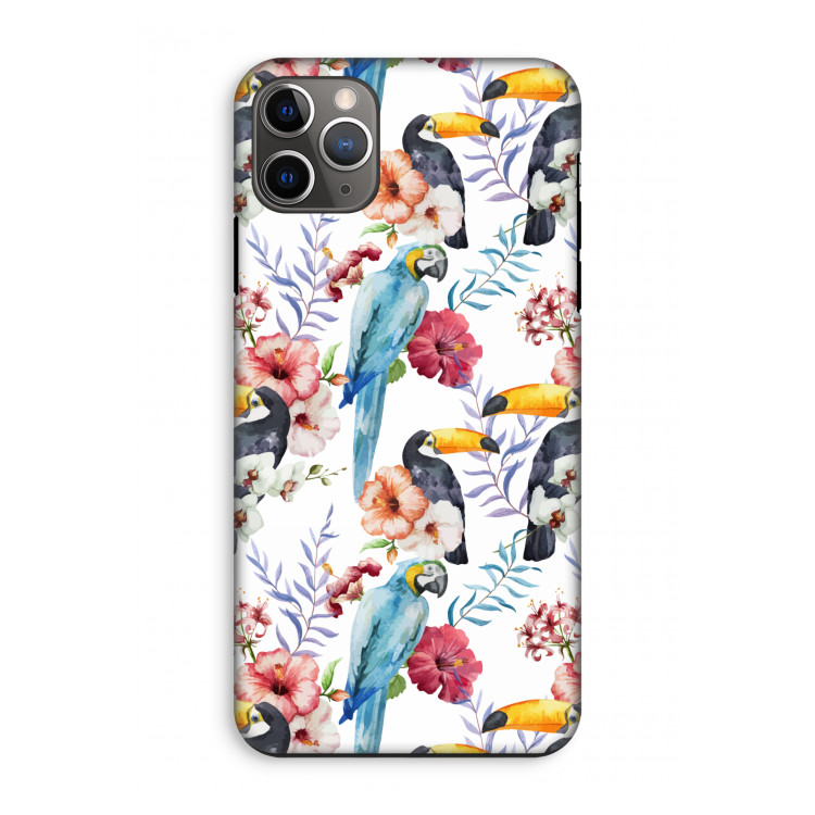 CaseCompany Bloemen tukan: iPhone 11 Pro Max Tough Case