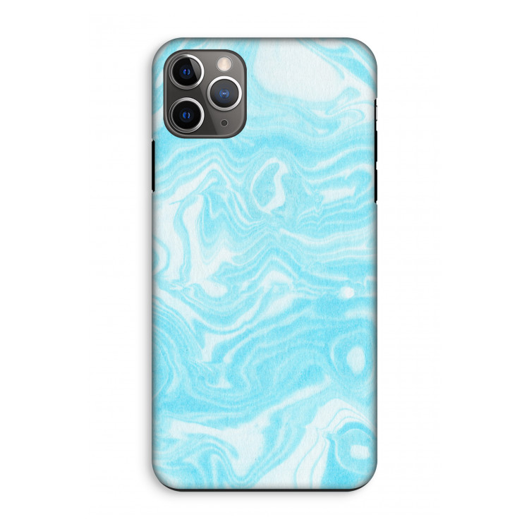 Waterverf blauw: iPhone 11 Pro Max Tough Case