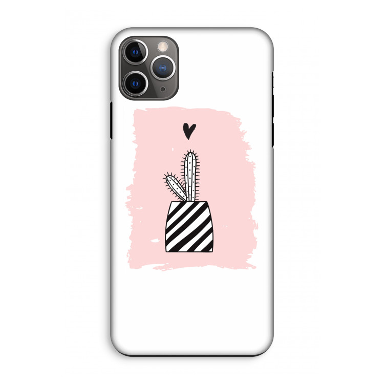 Zwart-wit cactus: iPhone 11 Pro Max Tough Case