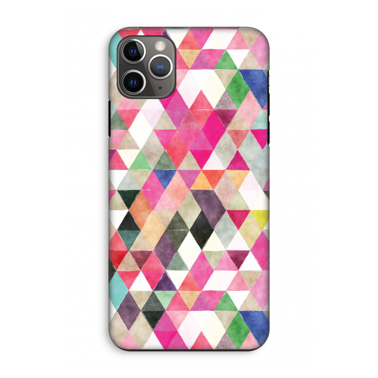 CaseCompany Gekleurde driehoekjes: iPhone 11 Pro Max Tough Case
