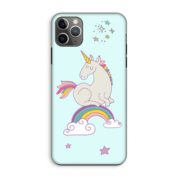 Regenboog eenhoorn: iPhone 11 Pro Max Tough Case