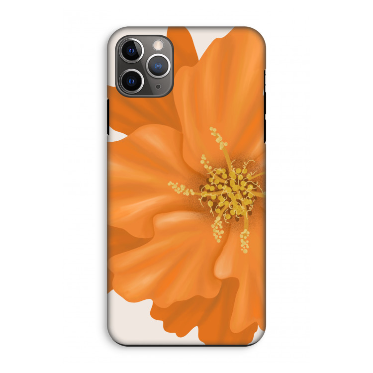 Orange Ellila flower: iPhone 11 Pro Max Tough Case
