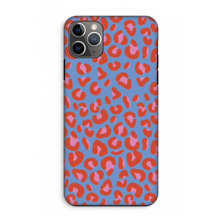 Leopard blue: iPhone 11 Pro Max Tough Case