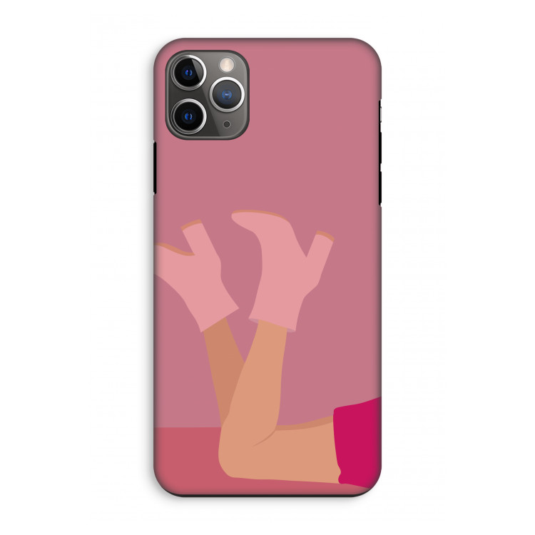 Pink boots: iPhone 11 Pro Max Tough Case