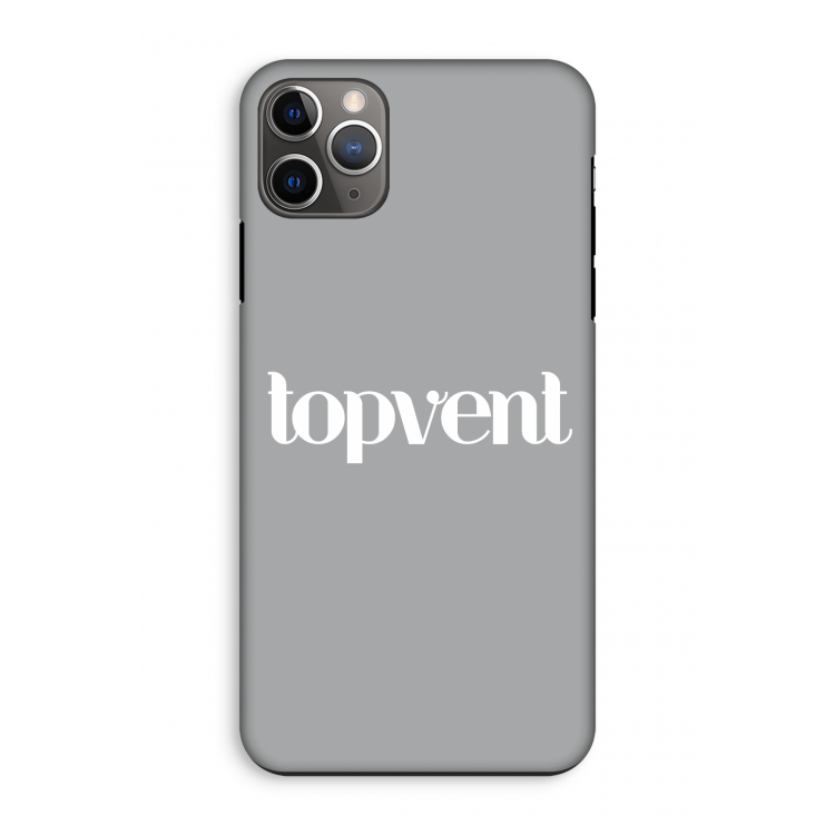 Topvent Grijs Wit: iPhone 11 Pro Max Tough Case