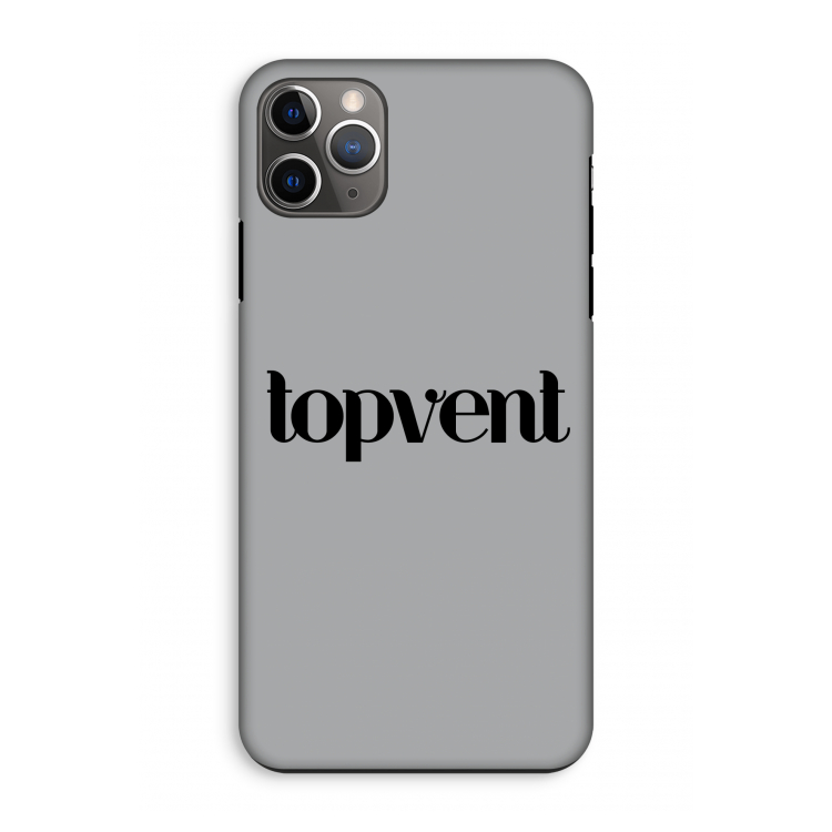Topvent Grijs Zwart: iPhone 11 Pro Max Tough Case