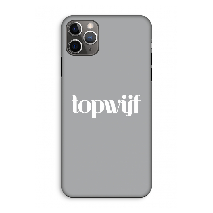 Topwijf Grijs Wit: iPhone 11 Pro Max Tough Case