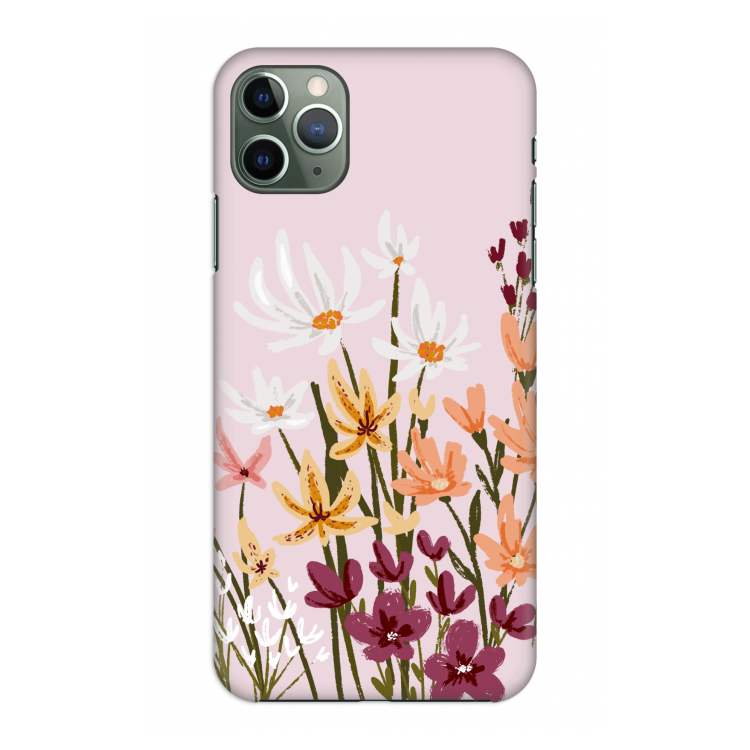 Painted wildflowers: Volledig geprint iPhone 11 Pro Max Hoesje