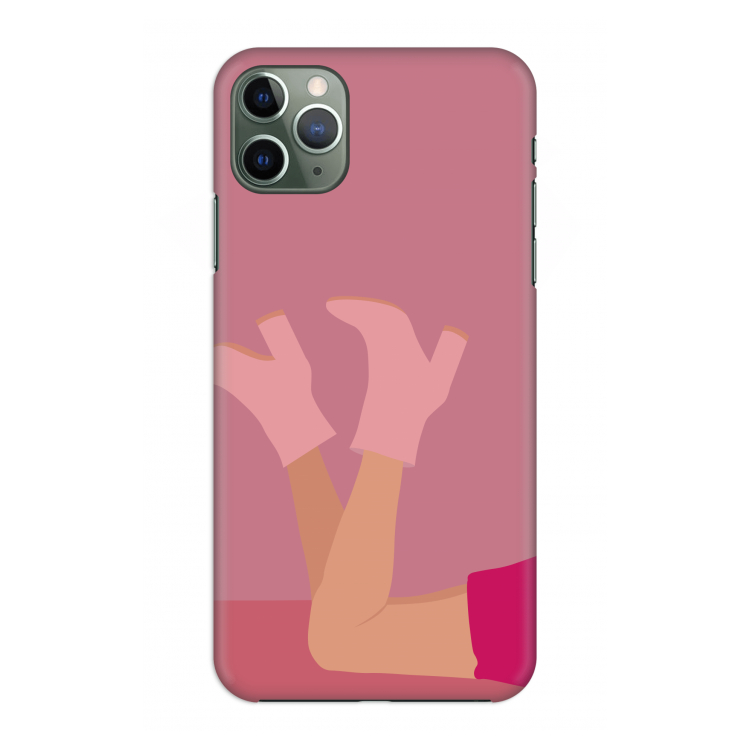 Pink boots: Volledig geprint iPhone 11 Pro Max Hoesje