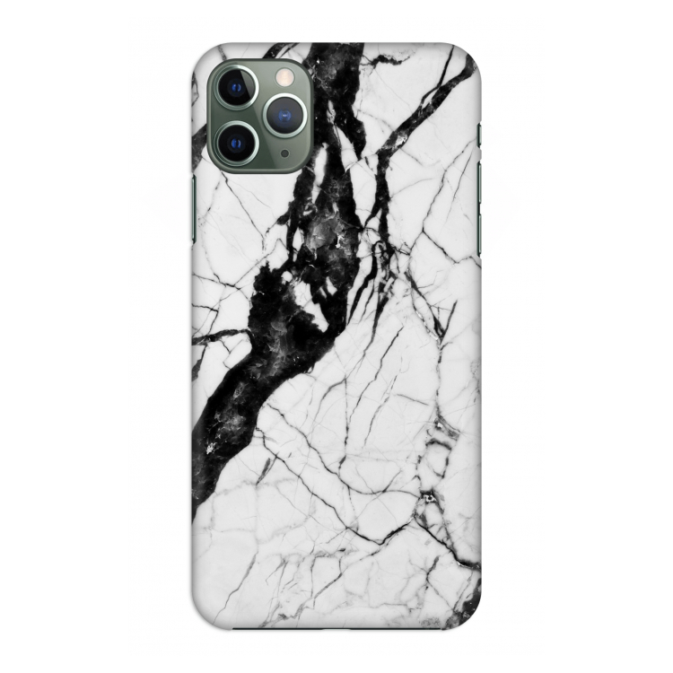 Witte marmer 2: Volledig geprint iPhone 11 Pro Max Hoesje