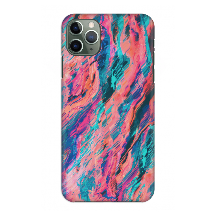 CaseCompany Electric Times: Volledig geprint iPhone 11 Pro Max Hoesje