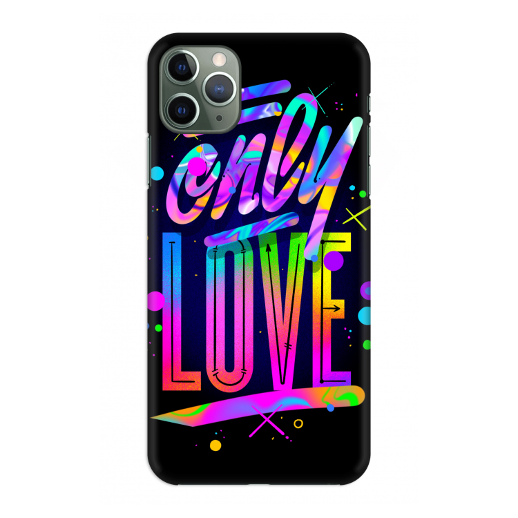 Only Love: Volledig geprint iPhone 11 Pro Max Hoesje
