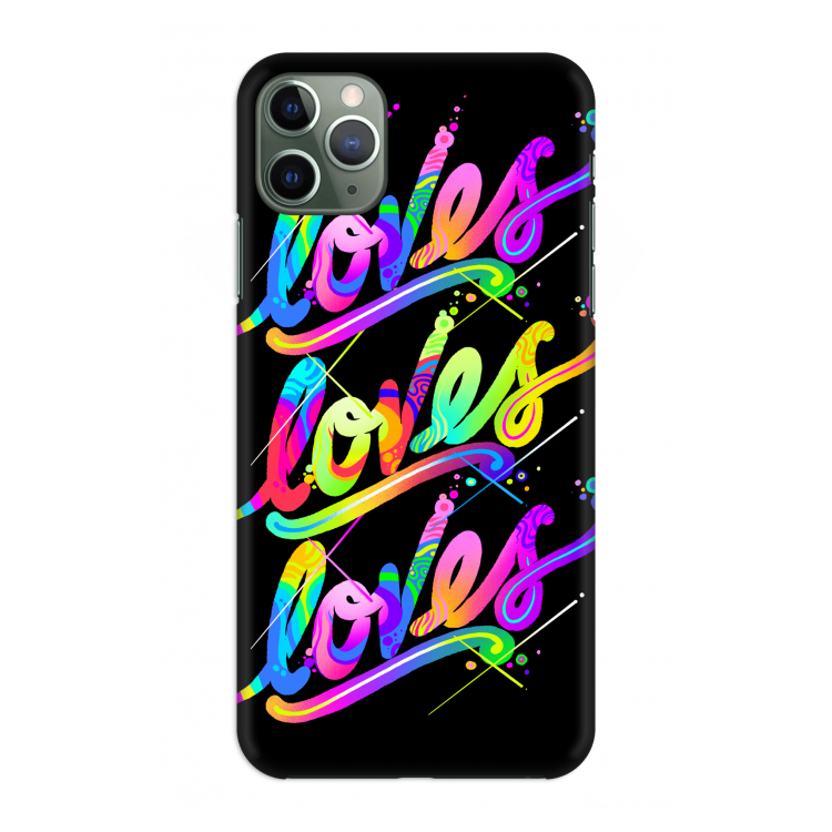 Loves: Volledig geprint iPhone 11 Pro Max Hoesje