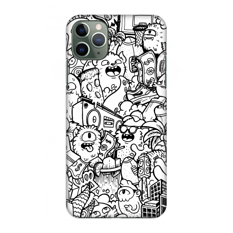 Vexx City #2: Volledig geprint iPhone 11 Pro Max Hoesje