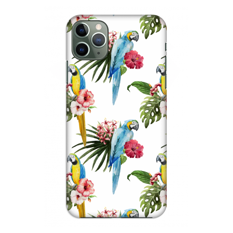 Kleurrijke papegaaien: Volledig geprint iPhone 11 Pro Max Hoesje
