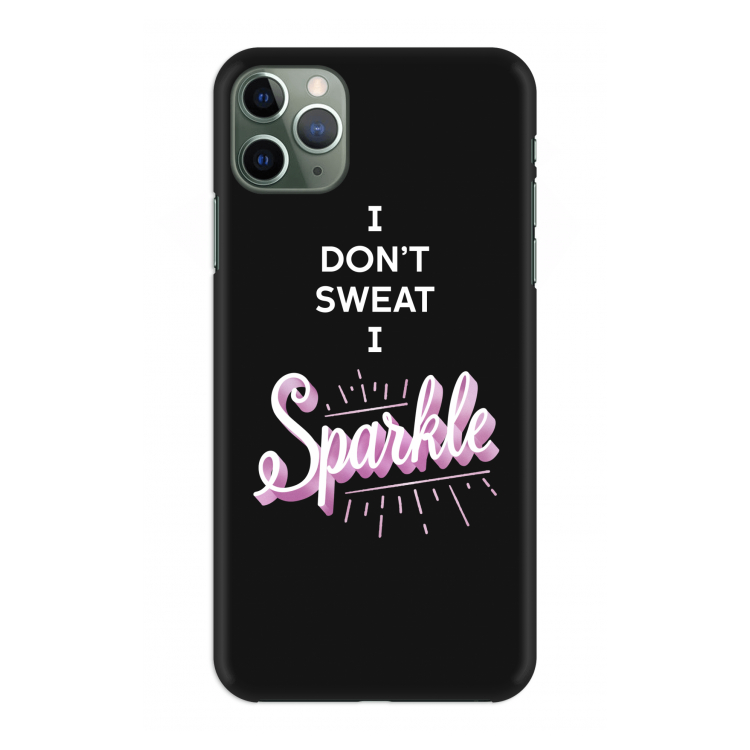 Sparkle quote: Volledig geprint iPhone 11 Pro Max Hoesje