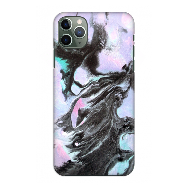 Pastel zwart: Volledig geprint iPhone 11 Pro Max Hoesje