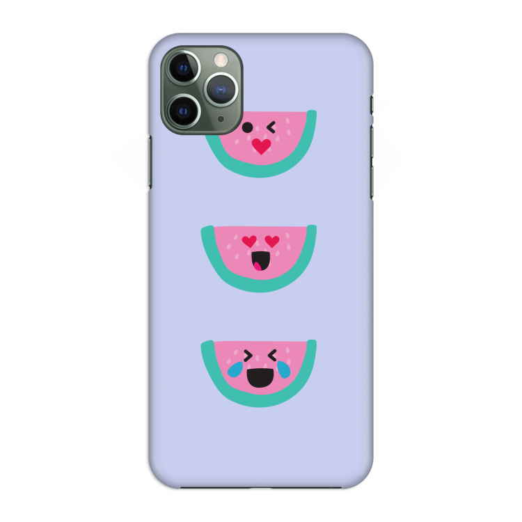 Smiley watermeloen: Volledig geprint iPhone 11 Pro Max Hoesje