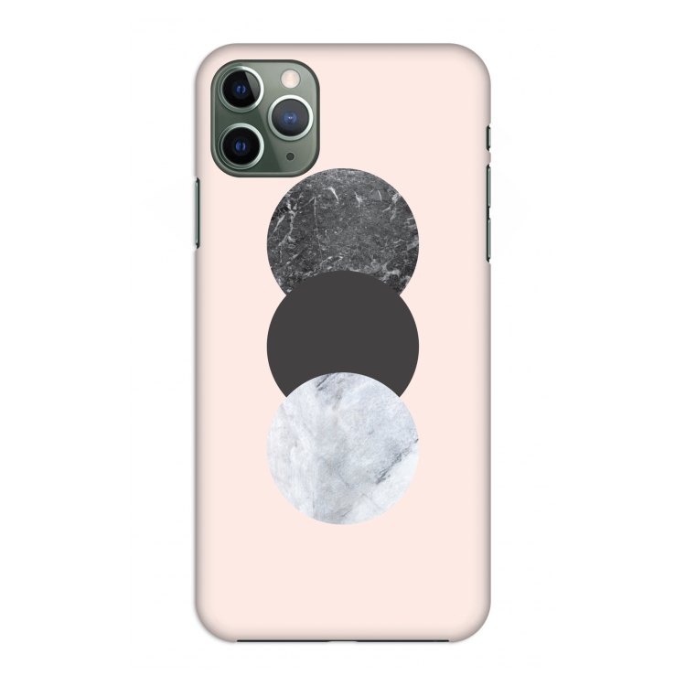 Marmeren cirkels: Volledig geprint iPhone 11 Pro Max Hoesje