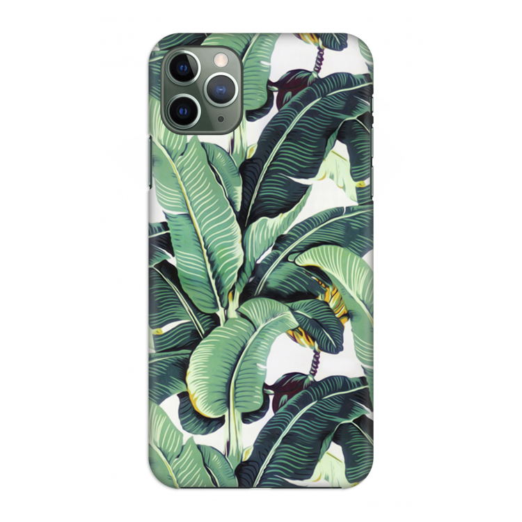 CaseCompany Bananenbladeren: Volledig geprint iPhone 11 Pro Max Hoesje