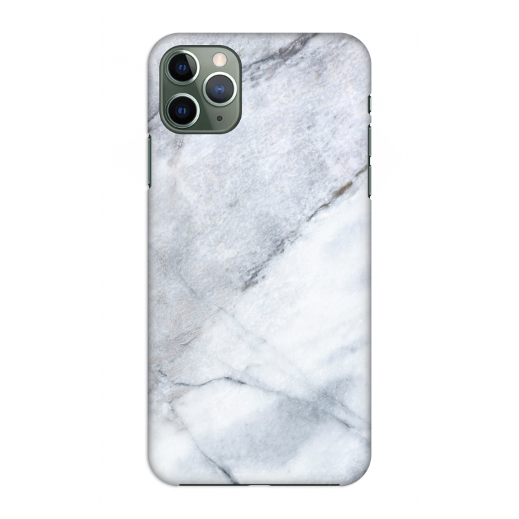Witte marmer: Volledig geprint iPhone 11 Pro Max Hoesje