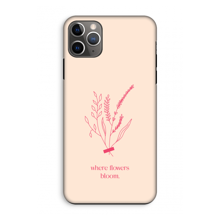 Where flowers bloom: iPhone 11 Pro Max Tough Case
