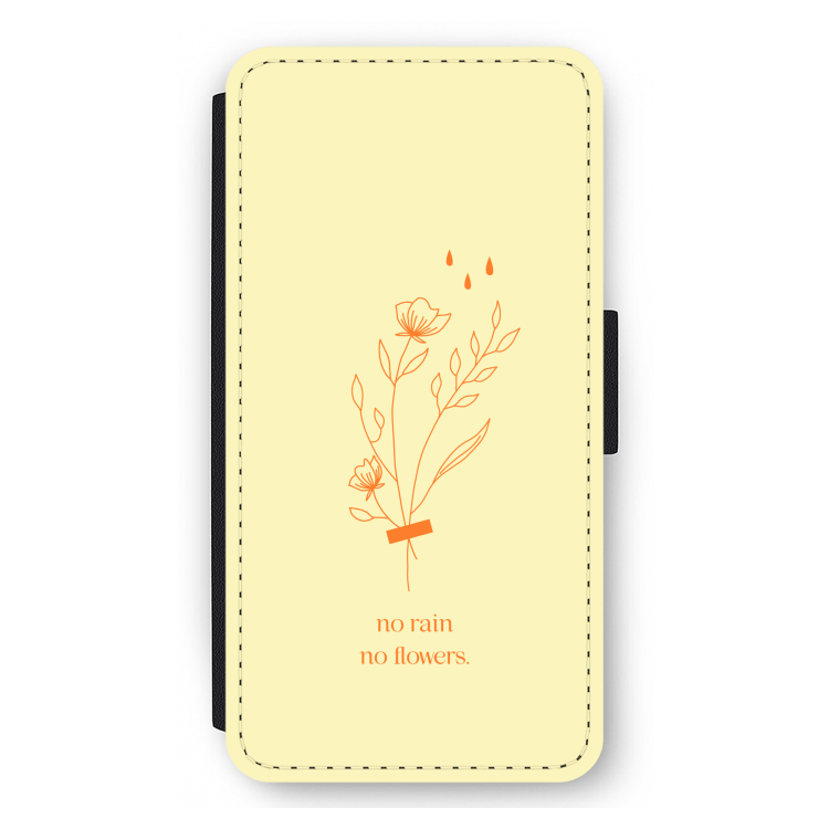No rain no flowers: iPhone 11 Pro Max Flip Hoesje