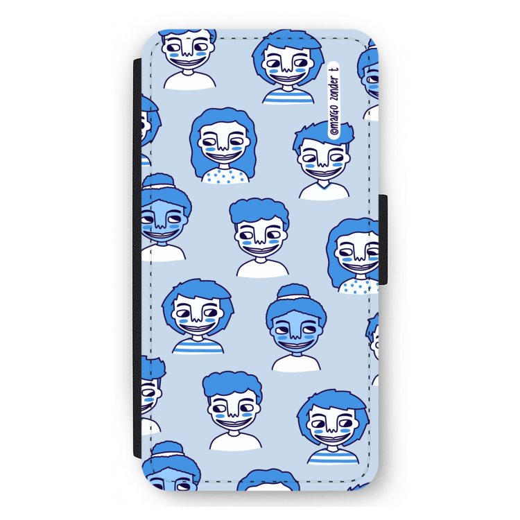 Gezichtjes: iPhone 11 Pro Max Flip Hoesje