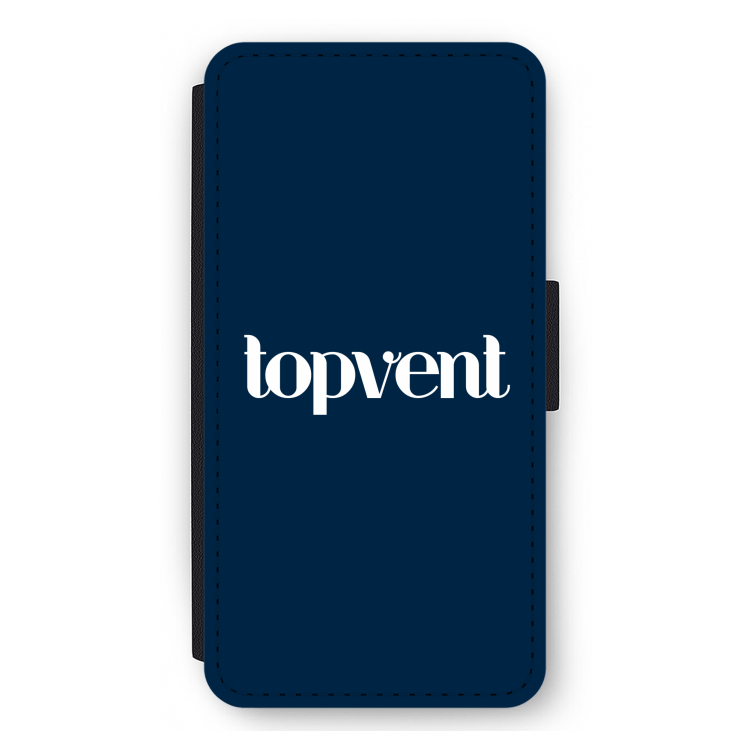Topvent Navy: iPhone 11 Pro Max Flip Hoesje