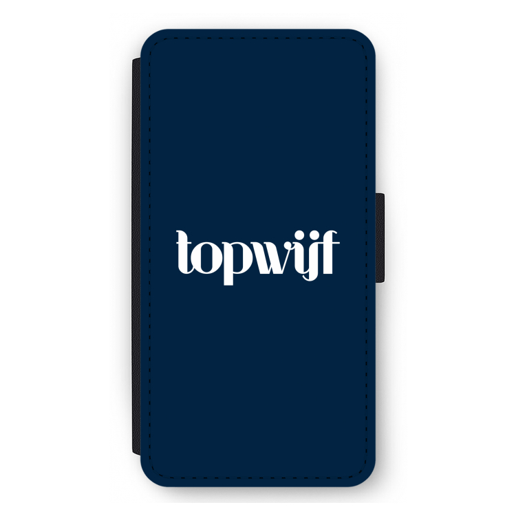 Topwijf Navy: iPhone 11 Pro Max Flip Hoesje