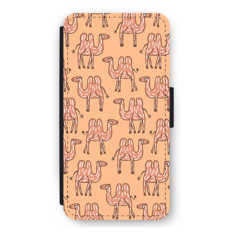 Kameel: iPhone 11 Pro Max Flip Hoesje