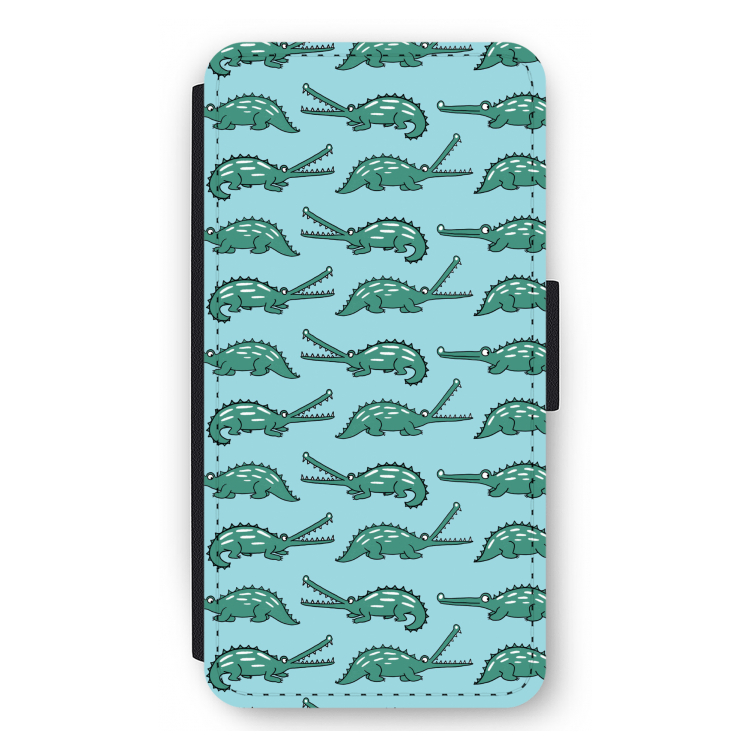 Kroko: iPhone 11 Pro Max Flip Hoesje