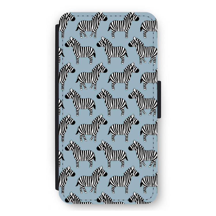 Zebra: iPhone 11 Pro Max Flip Hoesje