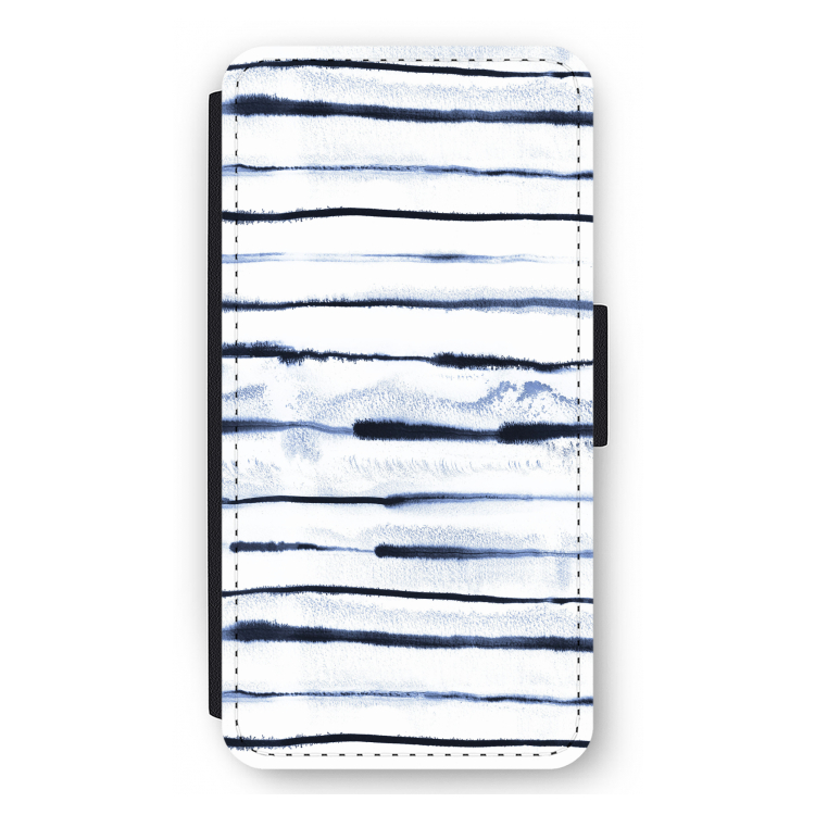 Ink Stripes: iPhone 11 Pro Max Flip Hoesje