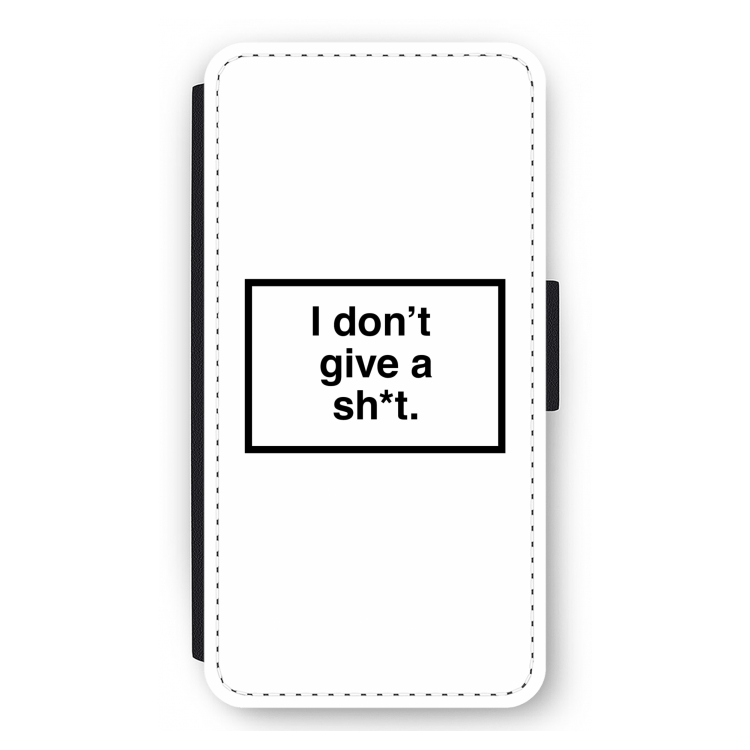 Don't give a shit: iPhone 11 Pro Max Flip Hoesje