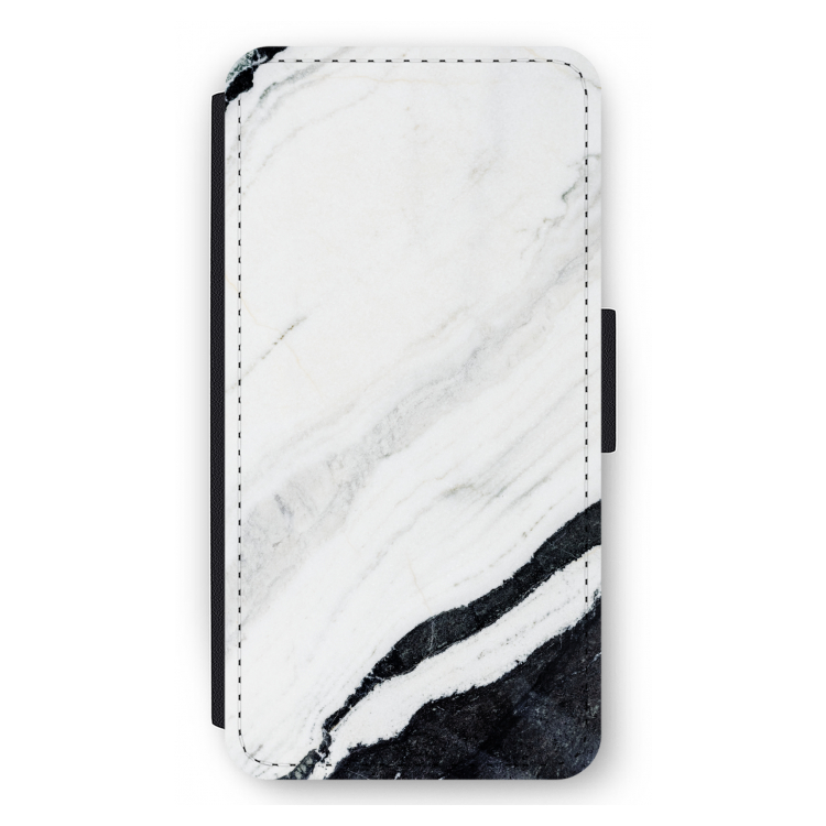 Elegante marmer: iPhone 11 Pro Max Flip Hoesje