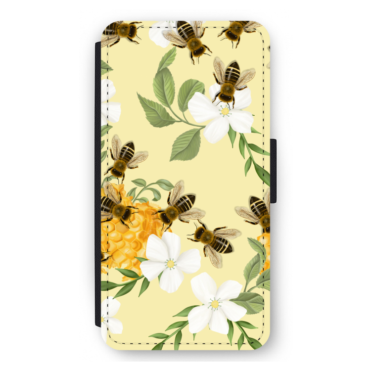 No flowers without bees: iPhone 11 Pro Max Flip Hoesje