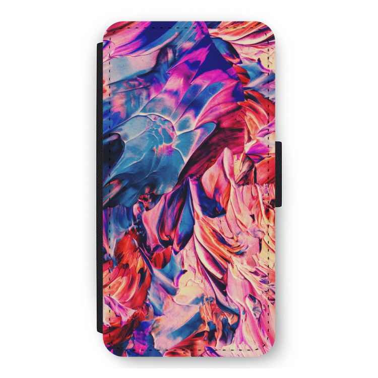 Pink Orchard: iPhone 11 Pro Max Flip Hoesje