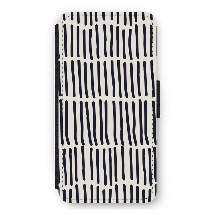 Moroccan stripes: iPhone 11 Pro Max Flip Hoesje