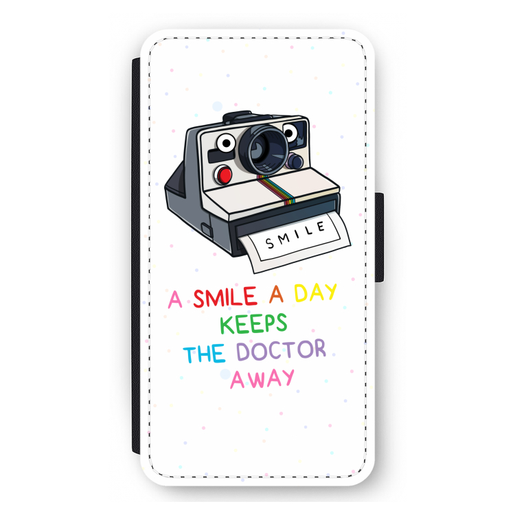 Smile: iPhone 11 Pro Max Flip Hoesje