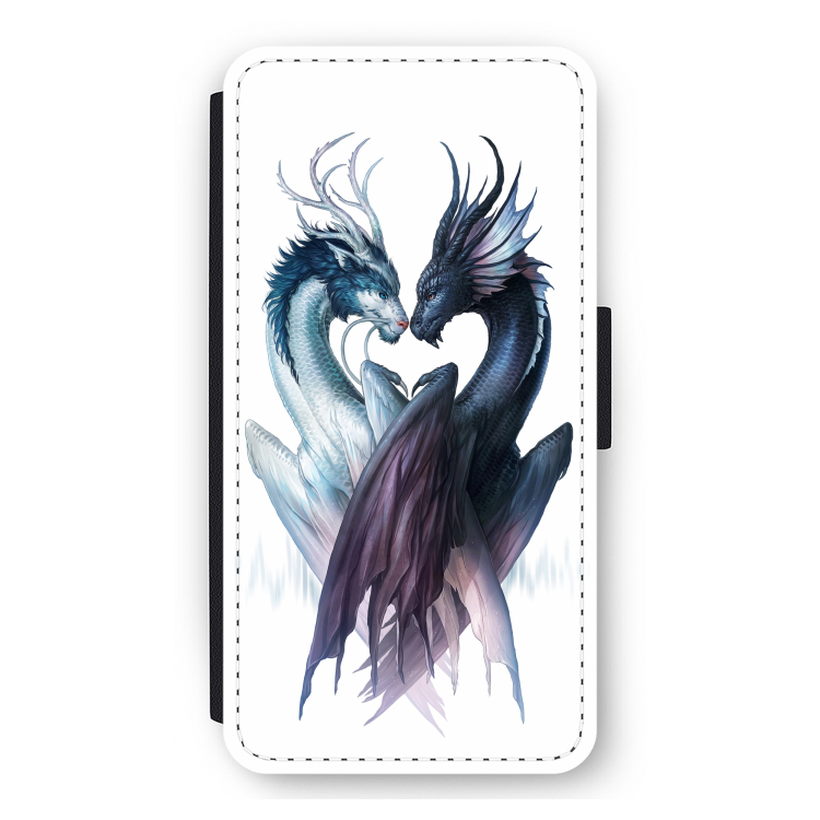 Yin Yang Dragons: iPhone 11 Pro Max Flip Hoesje