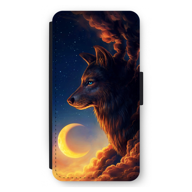Night Guardian: iPhone 11 Pro Max Flip Hoesje