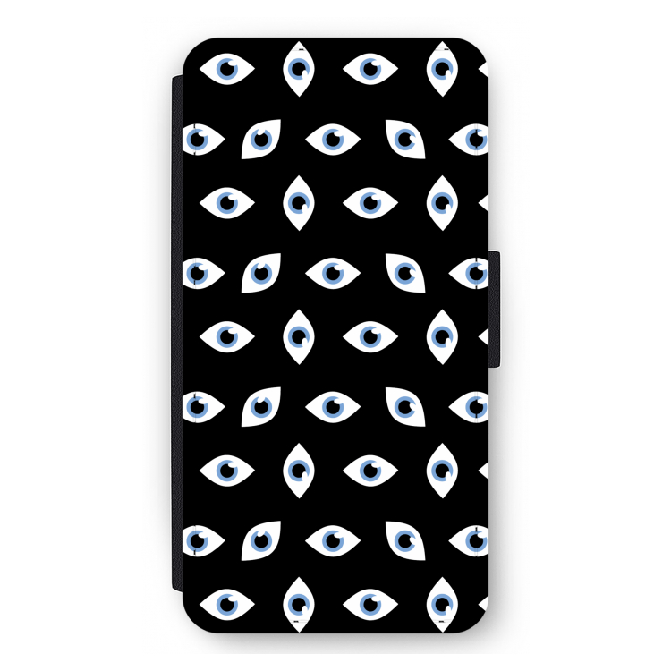 Eyes pattern: iPhone 11 Pro Max Flip Hoesje