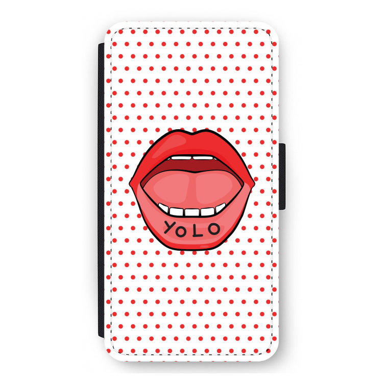 Yolo Denise: iPhone 11 Pro Max Flip Hoesje